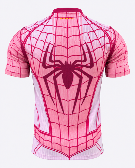 Maillot FC Barcelone Concept Spider-Man Rose 2026/2027