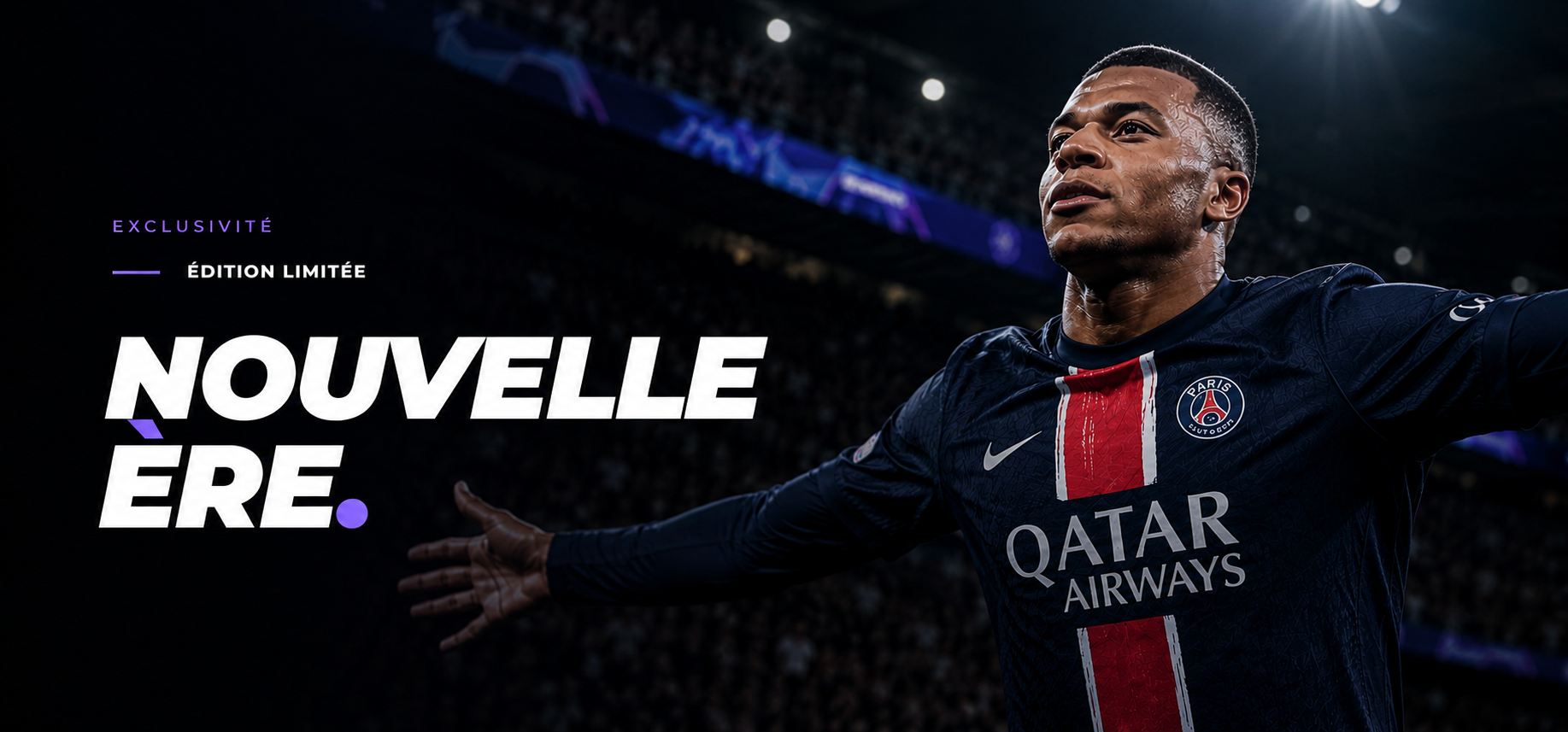 Joueur en maillot, nouvelle collection Maillot District